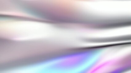 Holographic light gradient neon banner. Soft silky gradient animated backdrop