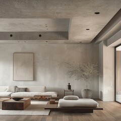 Modern Minimalist Japanese Style Living Room Design