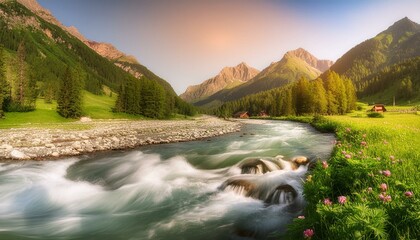 landscape with river