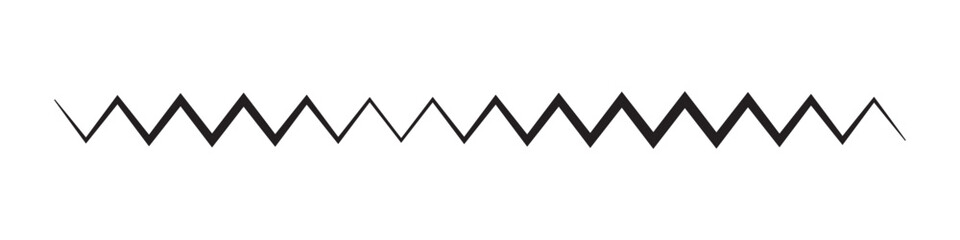   Wave line ,wavy pattern and squiggly horizontal curvy line.  Abstract style zigzag line. zigzag line pattern on black. Vector illustration.