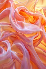 Pink and orange abstract fluid background