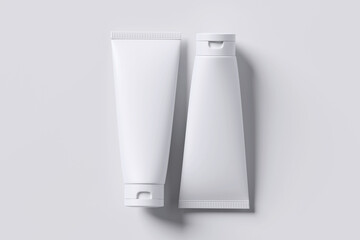 Top Cosmetic Tube Blank Background
