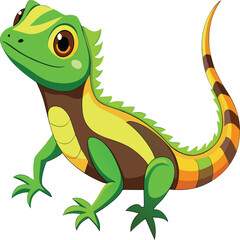 Lizard Vector Art. Lizard animal vector illustration