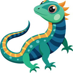 Lizard Vector Art. Lizard animal vector illustration