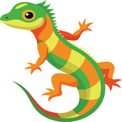 Lizard Vector Art. Lizard animal vector illustration