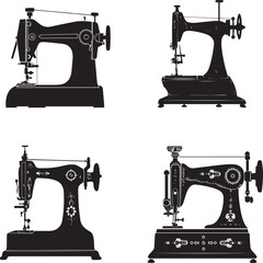 set of sewing machine