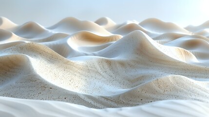 Peaceful Beauty: Minimalist Sand Composition