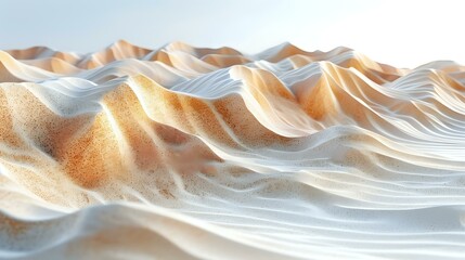 Minimalist Beauty: Tawny Sand Piles