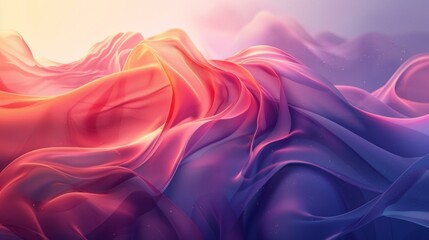 Obraz premium Colorful abstract background with soft folds