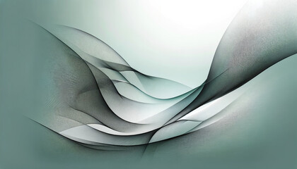 Sophisticated Green and White Gradient Background