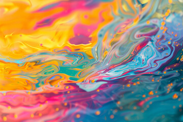 Multicolored background. Multicolored pattern. Background for presentation, desktop, colorful background. Paint splashes in water