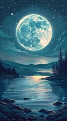 The Blue Moon is a beautiful sight to behold