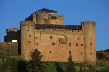 Castle of the Counts of Benavente in the northern Spanish city of Puebla de Sanabria