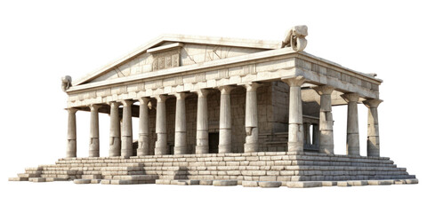 Naklejka premium PNG Architecture building column temple.