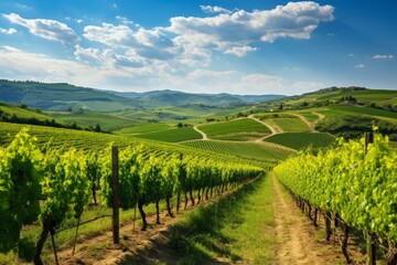 Vineyard in Tuscany, Italy