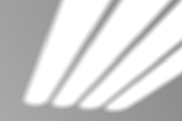 Realistic window shadow overlay effect on transparent background. Falling window shadow blur shadows on white wall. White and black to overlay on photo or layout.