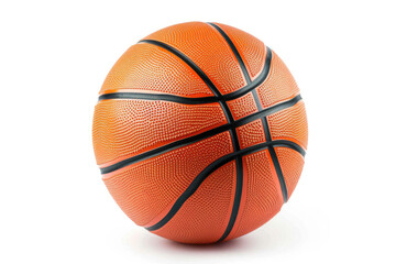Textured orange basketball