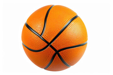 Textured orange basketball