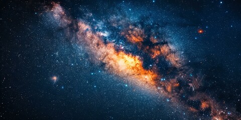 Obraz premium Amazing space background with stars and nebula