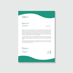 Company letterhead design template