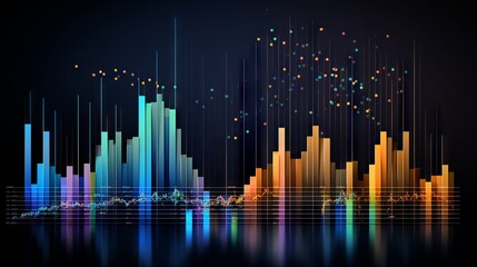 Dynamic business insights: big data analytics infographic unveiling trends across diverse sectors

