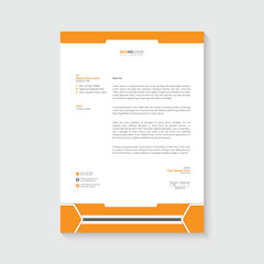 Business letterhead design template