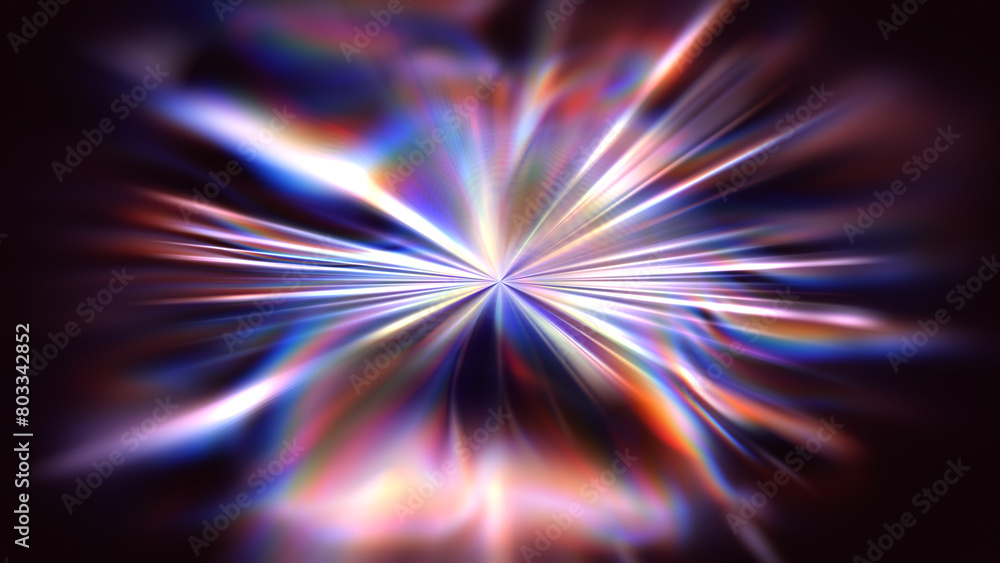 Poster abstract colored background imitating speed dialing in space