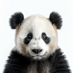 Fototapeta premium A close-up of a panda's face