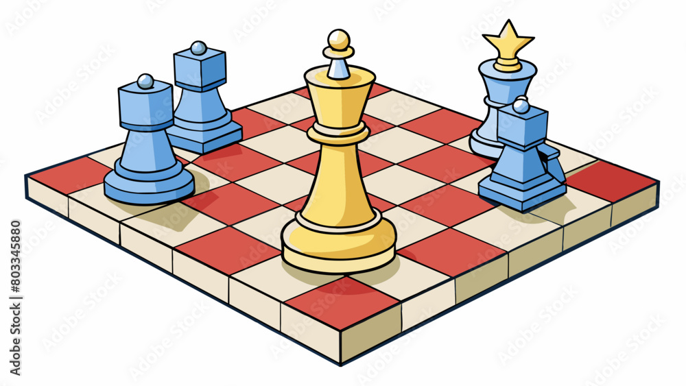 Poster a chessboard with chess pieces symbolizes knowledge as it requires strategy planning and critical th