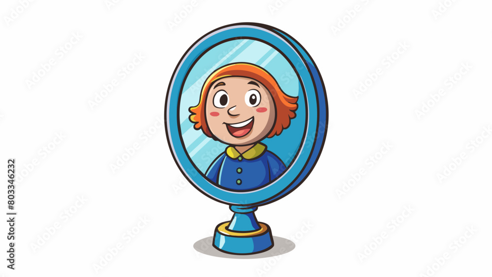 Poster A cousin is like a mirror image but with their own unique quirks and personality shining through.. Cartoon Vector