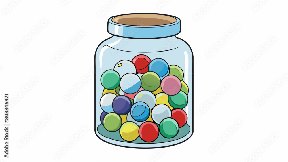 Poster adding 6 marbles to a jar that already contains 4 marbles resulting in 10 marbles altogether in the 