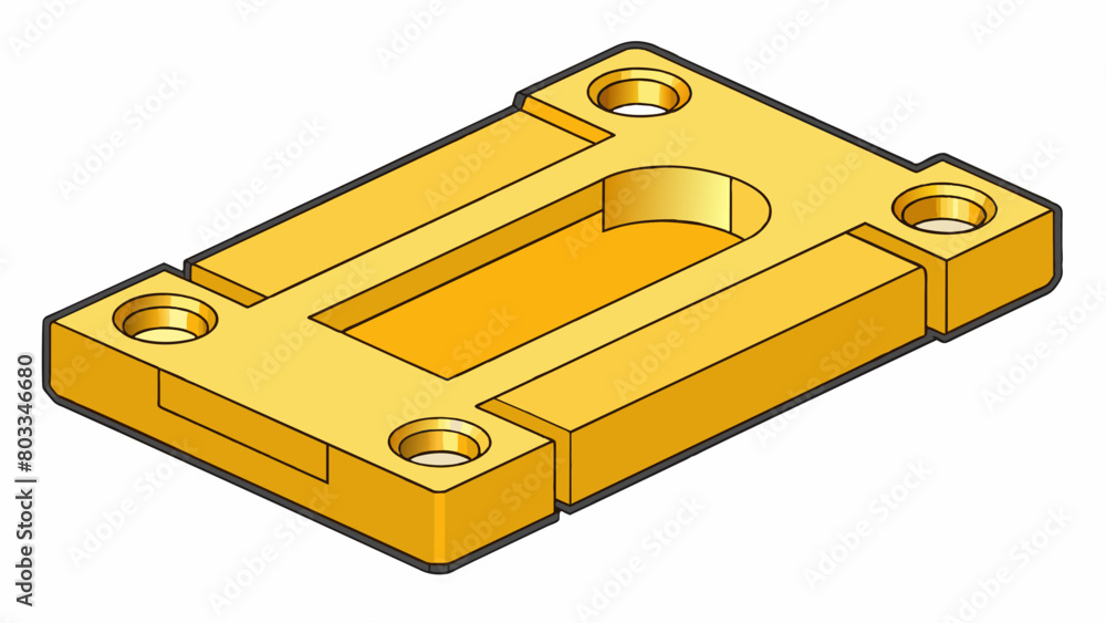 Poster a finished milled product has precise clean edges and corners making it suitable for various industr