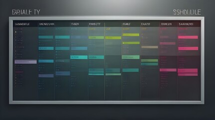 Creative Vector Illustration Of Daily event scheduler .Generative AI