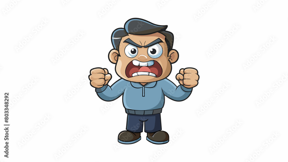 Poster an expression of anger dark clouds formed on their forehead as their eyebrows furrowed in frustratio
