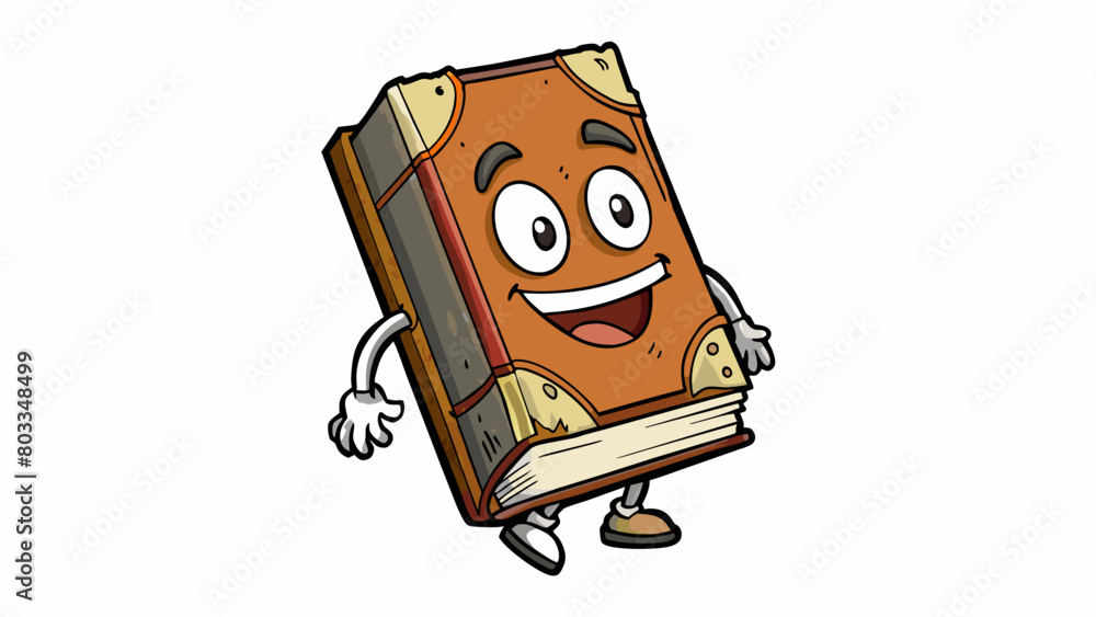 Poster An old weathered book with worn pages could symbolize a deep and introspective personality. The book may be tattered and worn but each page holds a. Cartoon Vector