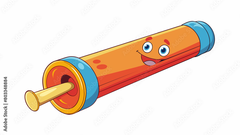 Aufkleber A plastic tube is heated and pushed through a die resulting in a perfectly cylindrical shape with a smooth surface. The objects characteristic is its. Cartoon Vector