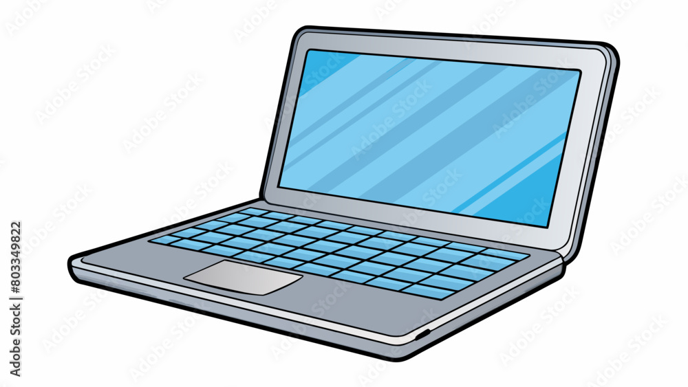 Poster a sleek silver laptop with a glowing screen reflecting the determined expression of its user. the ke