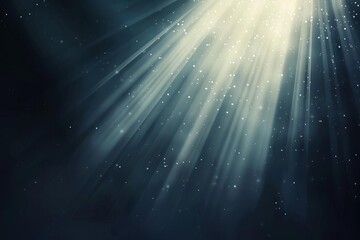 digital rays of hope soft light with volumetric effect dark website background optimistic composition concept illustration