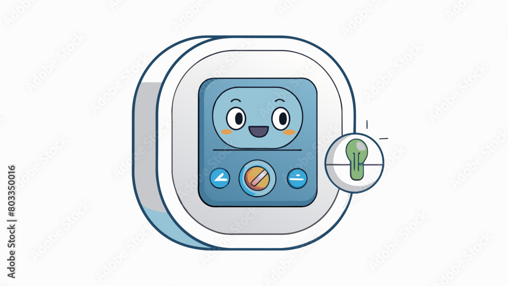 Fototapete A smart thermostat that adjusts the temperature based on occupancy and learns the users preferences over time. This allows for more precise control of. Cartoon Vector