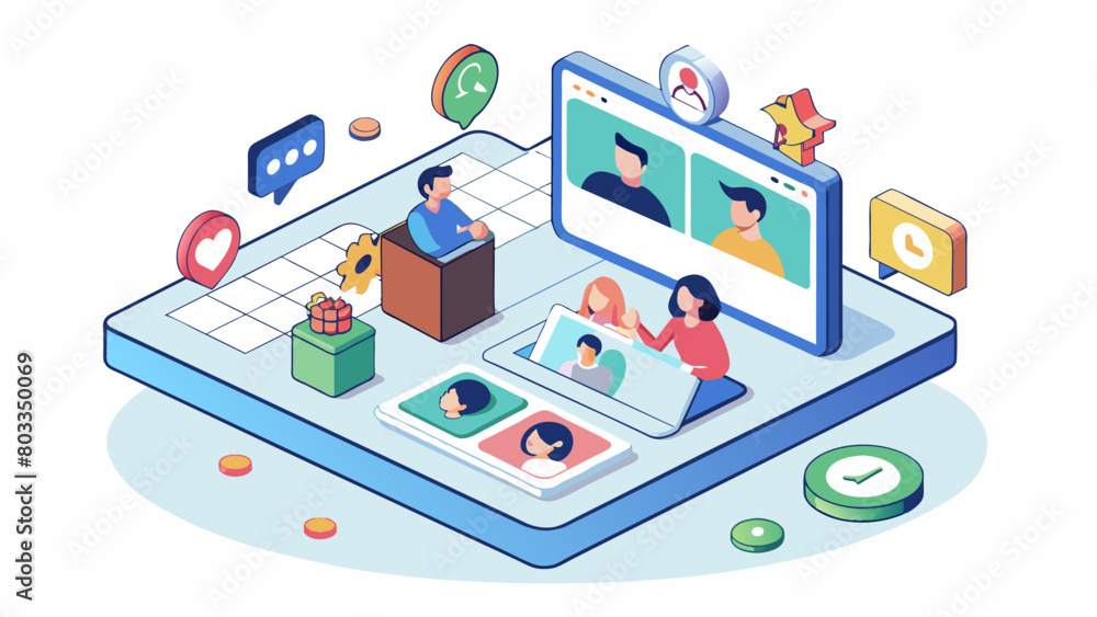 Poster a social media platform that allows users to share photos videos and personal updates with their net