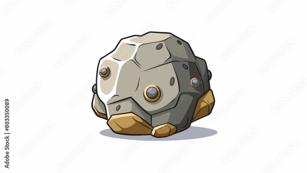 Poster A solid rock unbreakable and unflinching serving as a steady support and foundation for your relationship.. Cartoon Vector