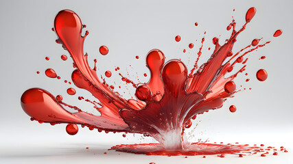 blood drop splash