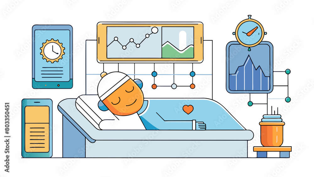 Poster A study on sleep patterns This study involves tracking and analyzing participants sleep habits and patterns using sleep trackers surveys and other. Cartoon Vector