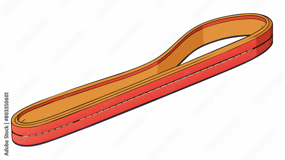 Fototapete A thin strip of rubber is continuously squeezed through a narrow gap resulting in a long flat band with a rounded edge. The objects characteristic is. Cartoon Vector