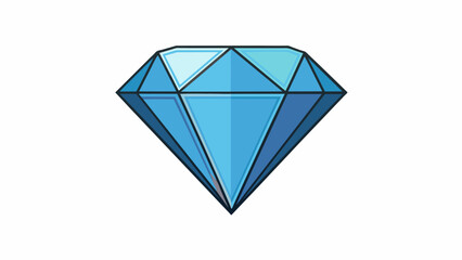 A timeless symbol of love the diamonds impeccable hardness and durability make it the perfect choice for an engagement ring.. Cartoon Vector