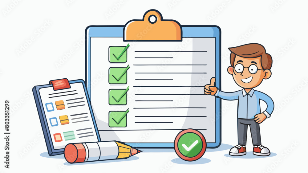 Poster  Customized lesson plans based on users proficiency level and learning goals. Cartoon Vector