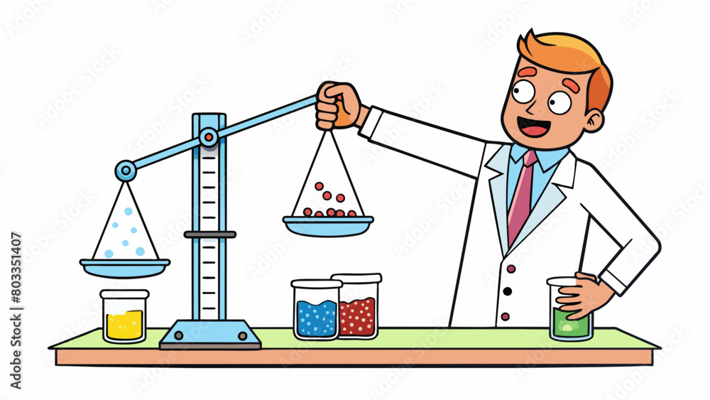 Poster in a brightly lit laboratory rows of clear glass vials are arranged on a metal tray. each vial is la