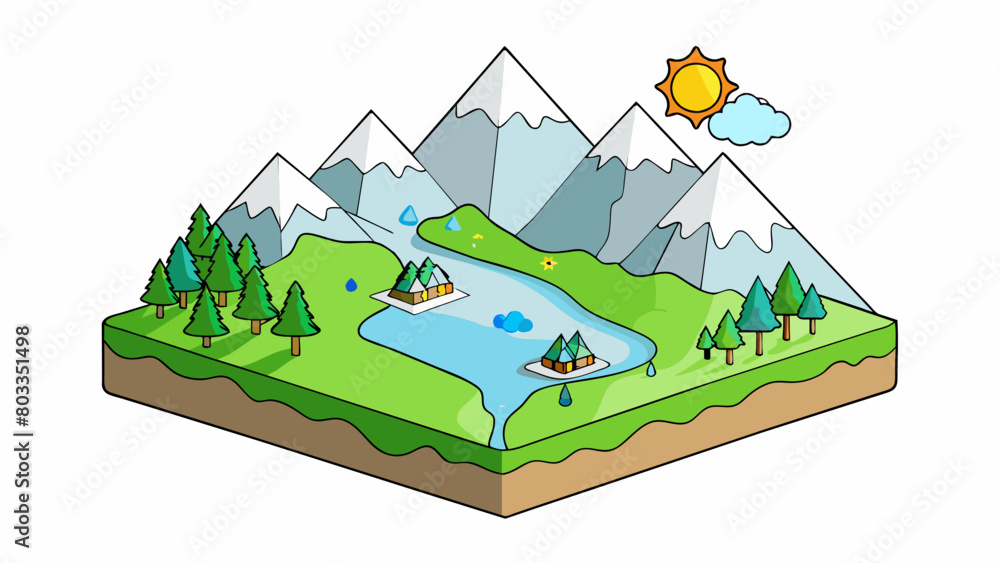 Poster in a mountainous climate the air becomes cooler and thinner as you increase in elevation resulting i