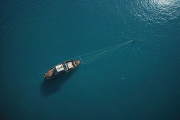Fototapeta premium boat in the water