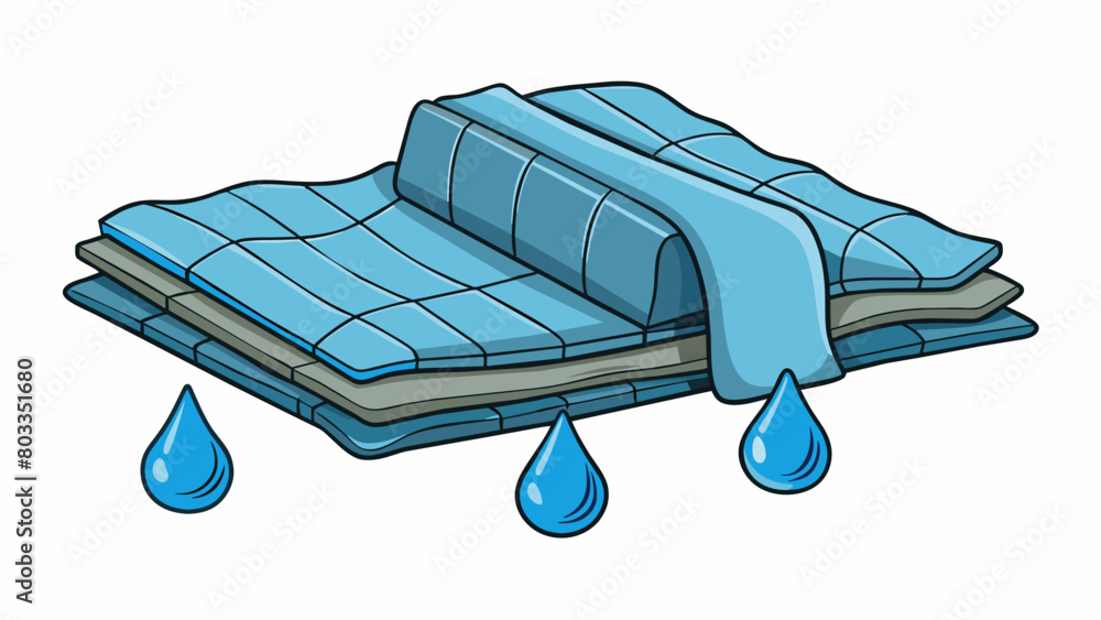 Poster lay down drop cloths or old sheets to protect the floor and furniture.. cartoon vector